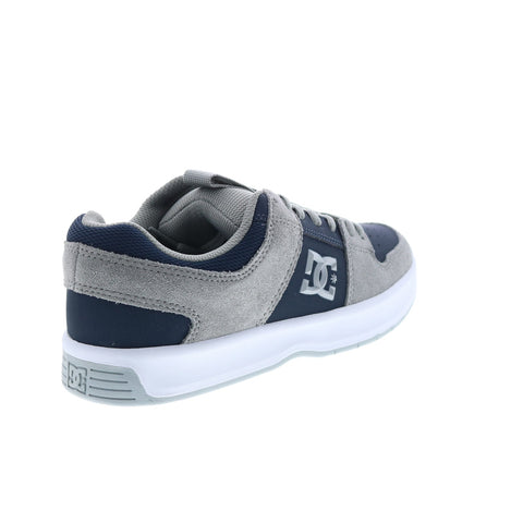 DC Lynx Zero ADYS100615-NGH Mens Blue Suede Skate Inspired Sneakers Shoes