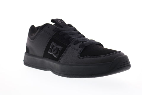 DC Lynx Zero ADYS100615-3BK Mens Black Leather Skate Inspired Sneakers Shoes