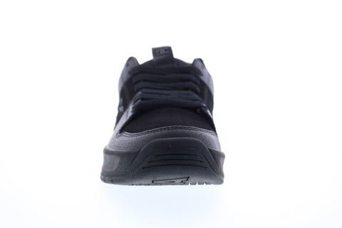 DC Lynx Zero ADYS100615-3BK Mens Black Leather Skate Inspired Sneakers Shoes