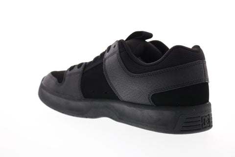 DC Lynx Zero ADYS100615-3BK Mens Black Leather Skate Inspired Sneakers Shoes