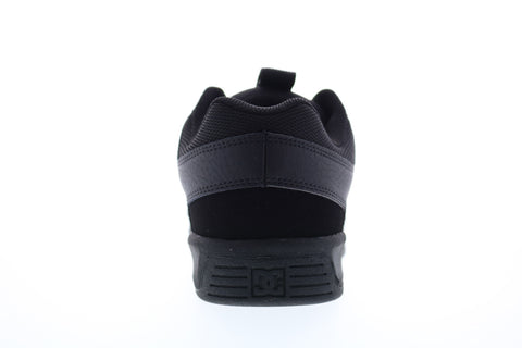 DC Lynx Zero ADYS100615-3BK Mens Black Leather Skate Inspired Sneakers Shoes