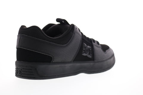 DC Lynx Zero ADYS100615-3BK Mens Black Leather Skate Inspired Sneakers Shoes