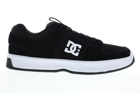 DC Lynx Zero ADYS100615-BKW Mens Black Nubuck Skate Inspired Sneakers Shoes