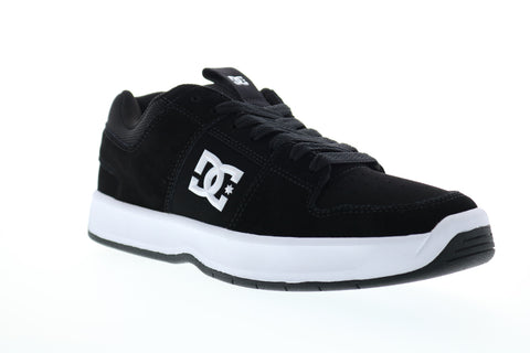 DC Lynx Zero ADYS100615-BKW Mens Black Nubuck Skate Inspired Sneakers Shoes