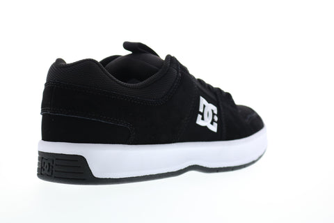 DC Lynx Zero ADYS100615-BKW Mens Black Nubuck Skate Inspired Sneakers Shoes