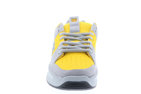 DC Lynx Zero ADYS100615-GY1 Mens Yellow Suede Skate Inspired Sneakers Shoes