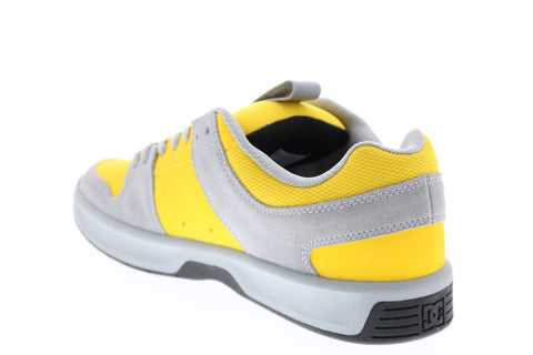DC Lynx Zero ADYS100615-GY1 Mens Yellow Suede Skate Inspired Sneakers Shoes