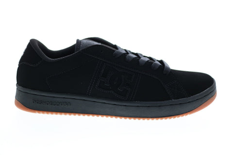 DC Striker ADYS100624-KKG Mens Black Leather Skate Inspired Sneakers Shoes
