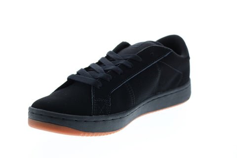 DC Striker ADYS100624-KKG Mens Black Leather Skate Inspired Sneakers Shoes