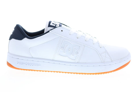 DC Striker ADYS100624-WNY Mens White Leather Skate Inspired Sneakers Shoes