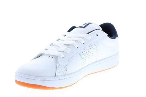 DC Striker ADYS100624-WNY Mens White Leather Skate Inspired Sneakers Shoes