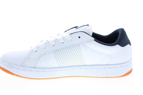 DC Striker ADYS100624-WNY Mens White Leather Skate Inspired Sneakers Shoes