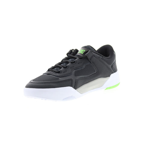 DC Metric ADYS100626-XKSG Mens Black Leather Skate Inspired Sneakers Shoes