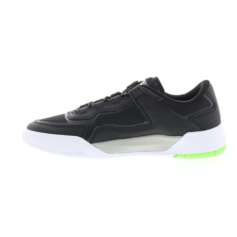 DC Metric ADYS100626-XKSG Mens Black Leather Skate Inspired Sneakers Shoes