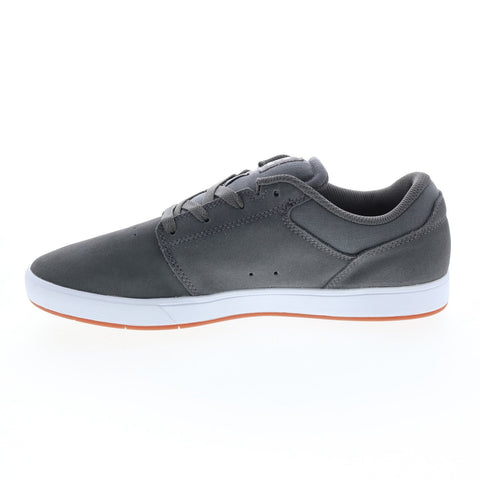 DC Crisis 2 S ADYS100657-CB3 Mens Gray Suede Skate Inspired Sneakers Shoes