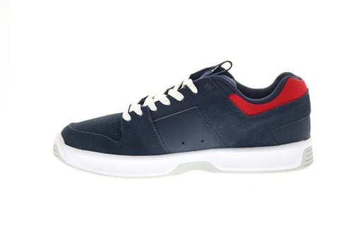 DC Lynx Zero S ADYS100668-NYR Mens Blue Suede Skate Inspired Sneakers Shoes