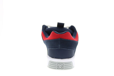 DC Lynx Zero S ADYS100668-NYR Mens Blue Suede Skate Inspired Sneakers Shoes