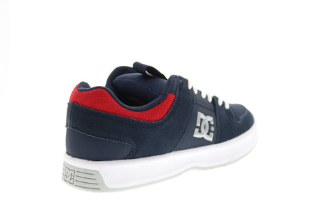 DC Lynx Zero S ADYS100668-NYR Mens Blue Suede Skate Inspired Sneakers Shoes