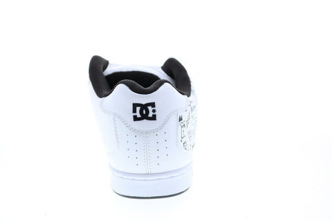 DC Basquiat Net Mens White Collaboration & Limited Sneakers Shoes 