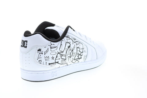 DC Basquiat Net Mens White Collaboration & Limited Sneakers Shoes 