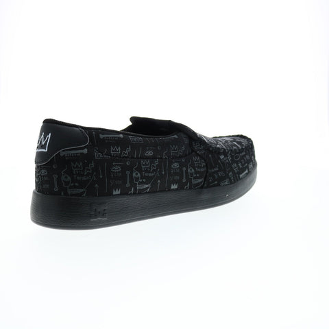 DC Basq Villain 2 ADYS100677-BDP Mens Black Canvas Skate Sneakers Shoes