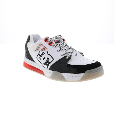 DC Versatile ADYS100687-IBB Mens White Leather Skate Sneakers Shoes