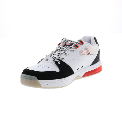DC Versatile ADYS100687-IBB Mens White Leather Skate Sneakers Shoes