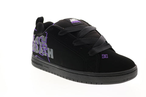 DC Black Sabbath CT Graffik Mens Black Nubuck Collaboration Sneakers Shoes