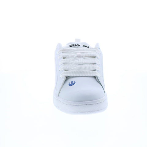 DC Star Wars Court Graffik Mens White Leather Collaboration & Limited Sneakers Shoes