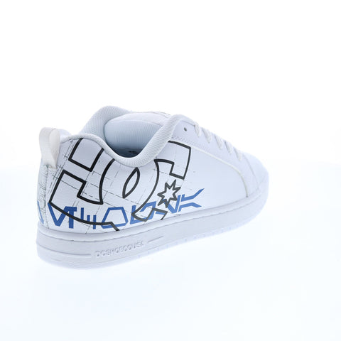 DC Star Wars Court Graffik Mens White Leather Collaboration & Limited Sneakers Shoes