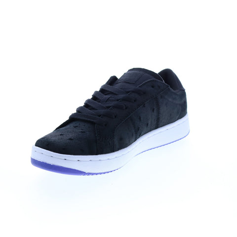 DC Striker Leather ADYS100746-KRK Mens Black Skate Inspired Sneakers Shoes
