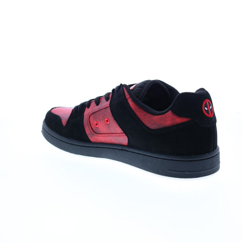 DC Deadpool Manteca 4 ADYS100751-BLR Mens Black Suede Skate Sneakers Shoes