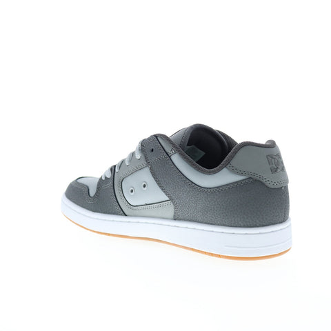 DC Manteca 4 ADYS100765-2GG Mens Gray Leather Skate Inspired Sneakers Shoes