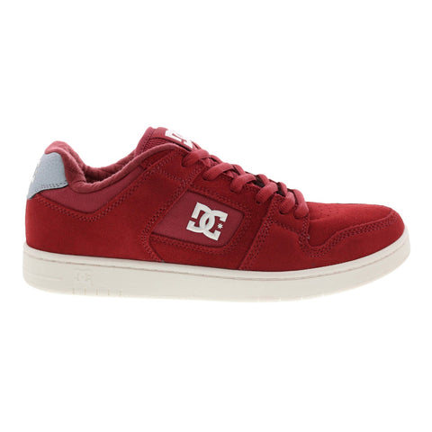 DC Manteca 4 S ADYS100766-BRK Mens Red Suede Skate Sneakers Shoes