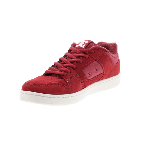 DC Manteca 4 S ADYS100766-BRK Mens Red Suede Skate Sneakers Shoes