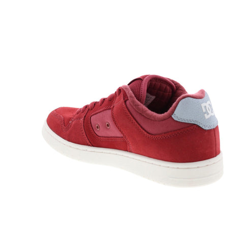 DC Manteca 4 S ADYS100766-BRK Mens Red Suede Skate Sneakers Shoes