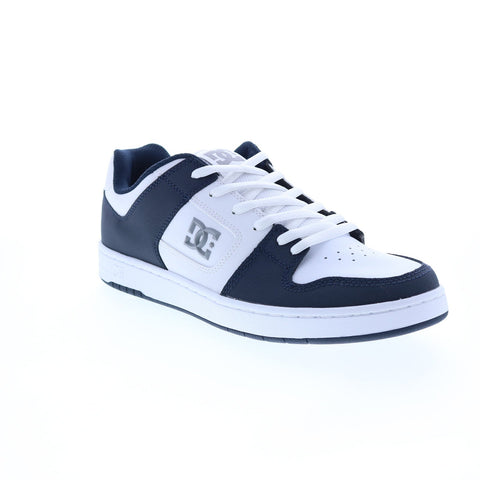 DC Manteca 4 S ADYS100766-DNW Mens Blue Leather Skate Inspired Sneakers Shoes