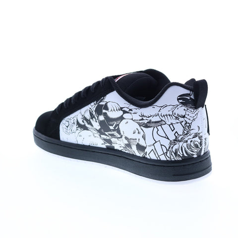 DC Deadpool Court Graffik ADYS100773-XKWR Mens Black Skate Sneakers Shoes