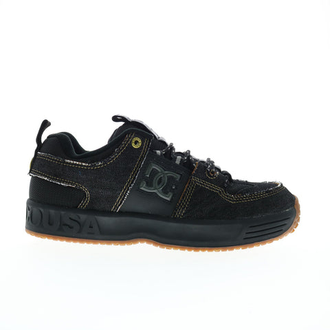 DC Lynx Cash Only ADYS100807-BDM Mens Black Canvas Skate Sneakers Shoes