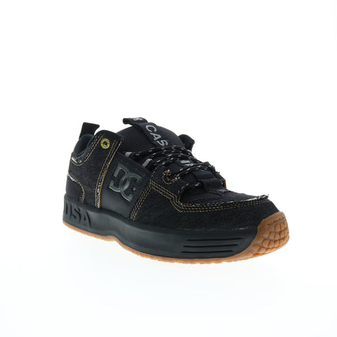 DC Lynx Cash Only ADYS100807-BDM Mens Black Canvas Skate Sneakers Shoes