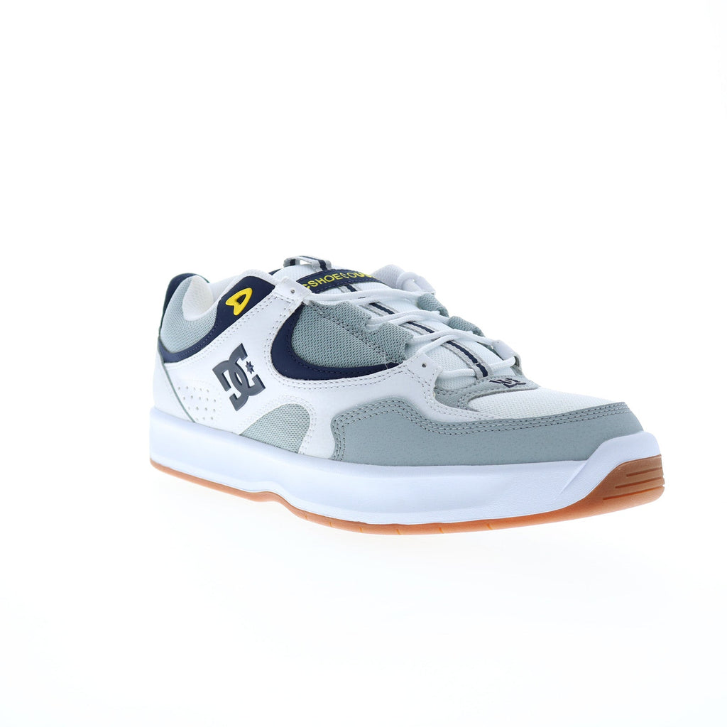 DC Kalynx Zero ADYS100819-WGY Mens Gray Leather Skate Sneakers Shoes ...