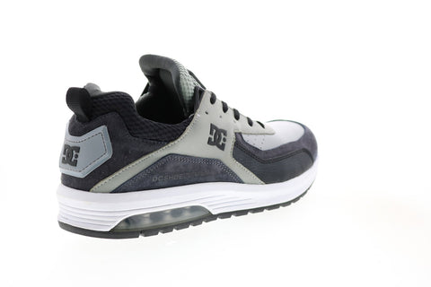 DC Vandium SE ADYS200067 Mens Gray Leather Skate Inspired Sneakers Shoes