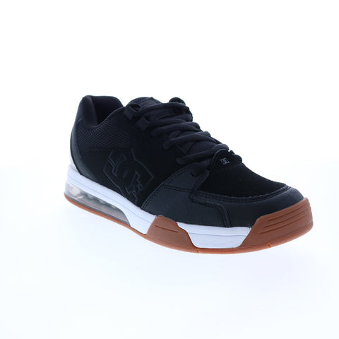 DC Versatile ADYS200075-BW6 Mens Black Leather Skate Inspired Sneakers Shoes