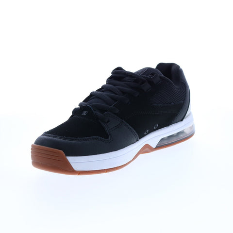 DC Versatile ADYS200075-BW6 Mens Black Leather Skate Inspired Sneakers Shoes