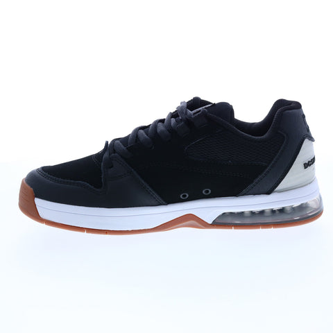 DC Versatile ADYS200075-BW6 Mens Black Leather Skate Inspired Sneakers Shoes