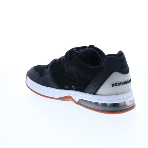 DC Versatile ADYS200075-BW6 Mens Black Leather Skate Inspired Sneakers Shoes