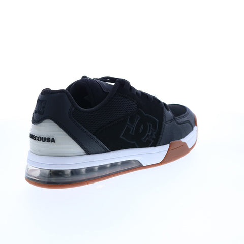 DC Versatile ADYS200075-BW6 Mens Black Leather Skate Inspired Sneakers Shoes