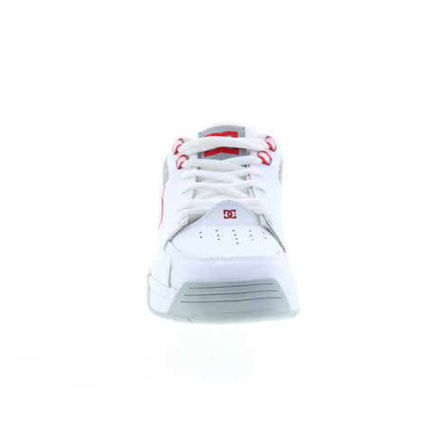 DC Versatile ADYS200075-WYR Mens White Leather Skate Sneakers Shoes