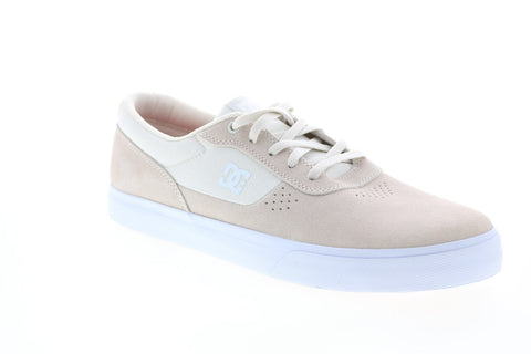 DC Switch S ADYS300104 Mens Beige Suede Skate Inspired Sneakers Shoes