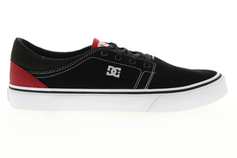 DC Trase SD ADYS300172 Mens Black Suede Lace Up Skate Sneakers Shoes